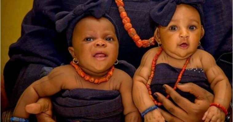 A 80 Ans Le Roi D Oyo A Eu De Beaux Bebes Voici Ses Jumeaux Adorables Ages De 3 Mois